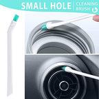 Small Cleaning Brushes Set, 4 pcs Crevice Household Cleaning Tool for Window Track Groove Sliding Door Bottle Gaps Humidifier Baseboard, Tiny Detail Scrub Cleaner Tool Gadget Kitchen Bathroom Set