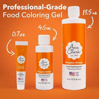 Ann Clark Pumpkin Orange Food Coloring Gel .70 oz. Professional Grade Made in USA