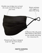 KARIZMA Beverly Hills Silk Face Mask Collection Pack. Fashionable Designer Face Mask for Women. Real Mulberry Silk Masks