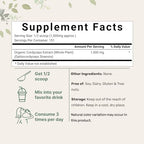 Organic Cordyceps Mushroom Extract Powder, 8 Ounces | 100:1 Fruit Body & Mycelium Extract | Active Polysaccharides & Cordycepic Acid