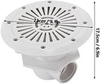 Plastic Pool Main Drain Floor Drain, Replacement Floor Drain Cover Cleanable Sturdy Floor Drain for Swimming Pools Accessary