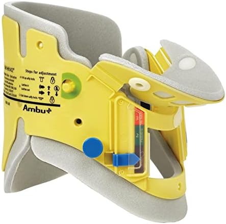 Ambu Mini Perfit ACE Preformed Extrication Cervical Collar One Size Adjustable Neck Circumference 000281106