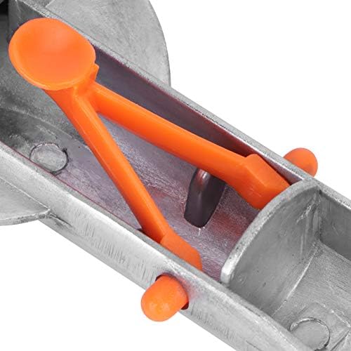 Pool Brush 5.5in Nylon Head for Wall and Floor Cleaning Aluminum Back and Handle Fits Standard Telescopic Poles