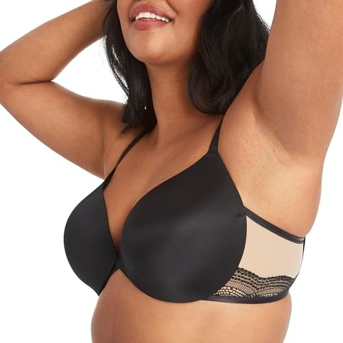 Maidenform Women's Push-Up Bra, Love The Lift Lace Demi Push-Up Bras for Women, Smoothing, Underwire, Convertible Straps