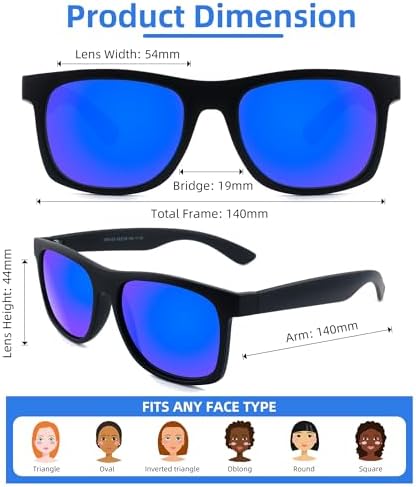 Full Reader Sunglasses Women Men, Womens Mens Reading Sun Glasses Mirroed Pink Blue Lenses Outdoor Not Bifocal Mirrored Blue, 2.5