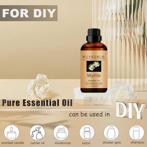 Myrtle Essential Oils, 30ML Pure and Natural Essential Oil for Aromatherapy Diffuser - Myrtle /1 Fl Oz