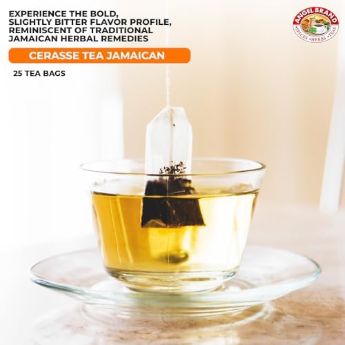 Angel Brand Cerasse Tea Bags Jamaican 24 – Bitter Melon Tea for Detox. - Most popular teas in Jamaica with Health Benefits and Delicious Flavor Profile