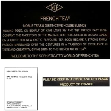 Mariage Freres French Breakfast, Black Tea 100g 3.5oz Loose Tea (1 Pack)