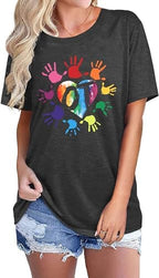 Occupational Therapy T Shirts for Women Casual Therapist Graphic Short Sleeve Tees OT Healthcare Gifts Blouse Tops