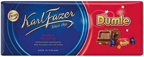 Fazer Karl Fazer Dumle Chocolate 22 bars of 200g