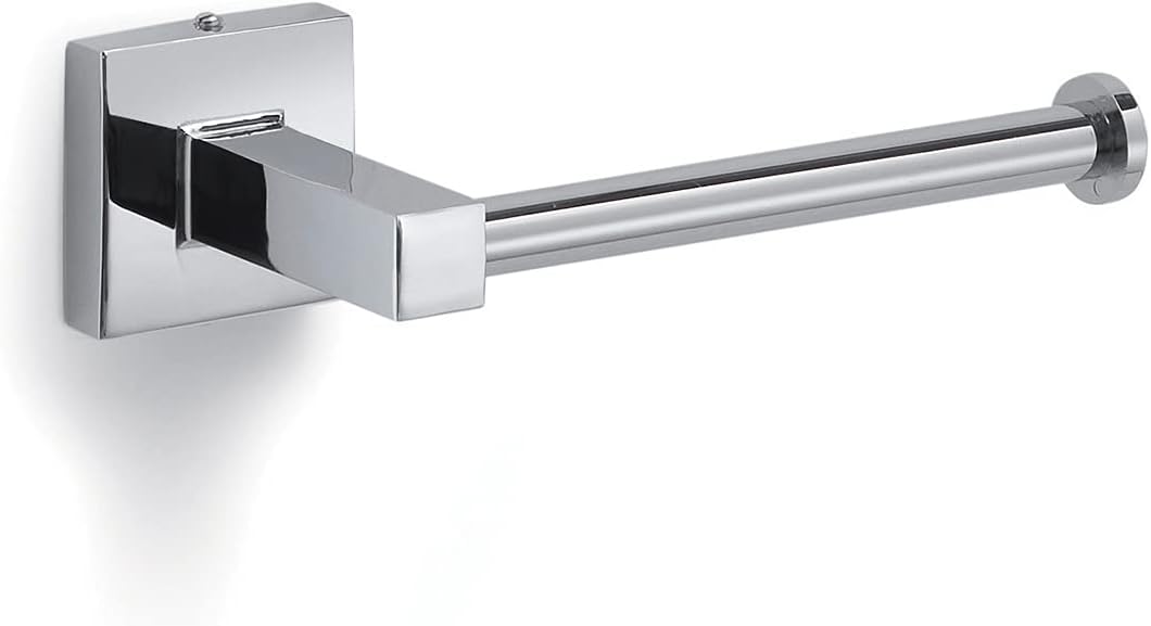 Gedy G-Pukhet Toilet Roll Holder, Chrome, Components Made of Stainless Steel and Cromall, 2 Year Warranty, Measures 21.5 x 15.2 x 6.8 cm, R&D Design