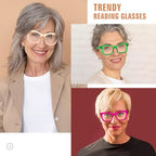 Oversized Reading Glasses for Women Men Fashion Computer Readers Spring Hinge Eyeglasses