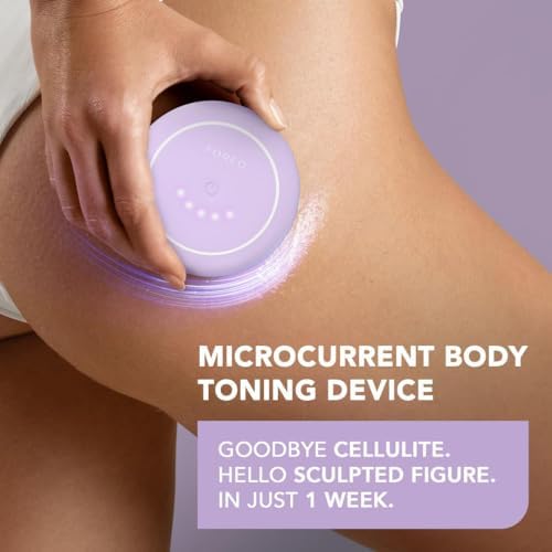 FOREO Bear 2 Body Advanced Microcurrent Body Sculpting Machine - Cellulite Massager & Lymphatic Drainage - Firm & Contour - Body Massager - Increases Absorption of Skin Care Products - Lavender