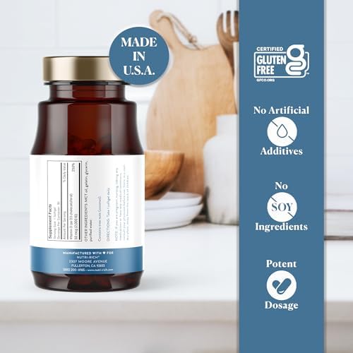 Nutri-Rich Vitamin D3 2000 IU (50 mcg) – High Potency Immune, Bone & Muscle Support – Non-GMO, Soy & Gluten-Free, No Artificial Additives, Third-Party Tested Softgels