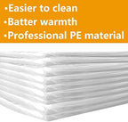 50 Pieces Far-Infrared Inner Body Wrap Liners,Disposable Plastic Sheeting Used for Sauna Blanket Steam Plastic Film,47"" x86 PE,1/50