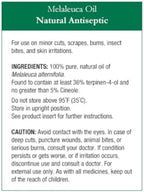 Melaleuca Tea Tree Essential Oil T36-C5 Grade, 100% Pure & Undiluted, Steam Distilled, 1 fl oz (30 mL)