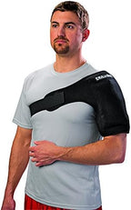 MUELLER Sports Medicine Reusable Cold/Hot Therapy Wrap, Ice Pack, Cold & Hot Packs for Injuries and Pain Relief, Black, Large