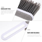 Generic Bed Cleaning Brush and Sofa Dusting Brush with Soft Bristles, Multipurpose Home Cleaning Duster for Clothes and Furniture, White