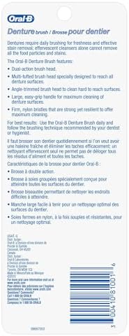 Oral-B Denture Brush Dual Head - Each, Pack of 2
