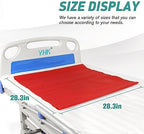 YHK Tubular Slide Sheet for Patient Transfer, Washable Reusable Flat Slide Sheet, Safetysure Transfer Slide for Moving Bedridden Patients, Slides for Cars, Hospital Bed, Home Care (28.3" x 28.3")