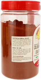 TUTTOCALABRIA Calabrian Chili Powder, Sweet & MILD, Shaker, 350 gm (12.3 oz) All Natural, Non-GMO, Product of Italy
