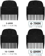 CR8GR8 Professional Guide Comb Fit Cutting Guider for Manscaped 4.0,4 Pack 8 Cutting Lengths from 1/8"-1/2" Inch Fit The Lawn Mower 4.0 Groin Hair Trimmer