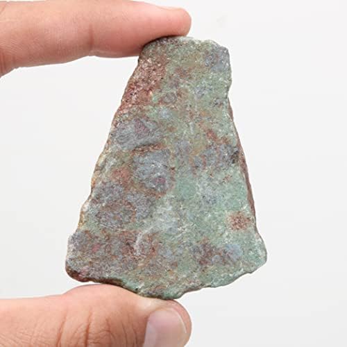 REAL-GEMS EGL Certified Rough Green Aventurine 700 Ct. Loose Gemstone For Reiki Home Office Décor