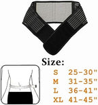 Lumbar Brace Belt Adjustable Elastic Infrared Self-Heating Magnetic Therapy Back Waist Support Double Pull Strap Lower Pain Relief (Size : M)