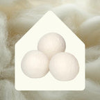 Plant Therapy Home Wool Dryer Balls 6-Pack 100% New Zealand Wool, Extra Large, Eco-Friendly, Reusable Natural Fabric Softener, All Natural & Chemical Free