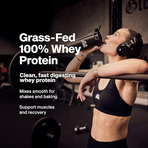 Muscletech Grass-Fed Whey Protein Powder (Triple Chocolate, 1.8LB) - Whey Protein Smoothie & Milk Shake Mix Supports Muscle Gain & Recovery - 20g of Whey Protein for Women & Men - Non-GMO, Gluten-Free