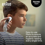 Braun ThermoScan Lens Filters for Ear Thermometer, Disposable Covers, Clear, 40 Count