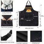 PXTIDY Pancake Maker Gift - Chef Apron With Pockets, Waterproof, Adjustable
