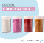 Sweets Indeed Sprinkles, 4 Pack, Edible Sprinkle Mix, Perfect for Cake Decorations, Baking, Ice Cream, Cookies, Cupcake Topper (Sweetheart Sugar)