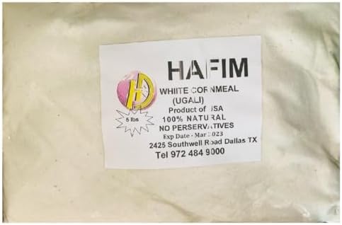 Ugali Maize Flour, 3LB – Authentic African Corn Meal for Fufu, Sadza, or Pap – Smooth Texture, Easy to Prepare, Gluten-Free Staple