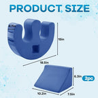 ROYALAY Bedridden Patient Turning Device for Elderly with Fixing Strap, Bedsore Pressure Relief Pillow, Bed Ridden Patient Supplies, Blue