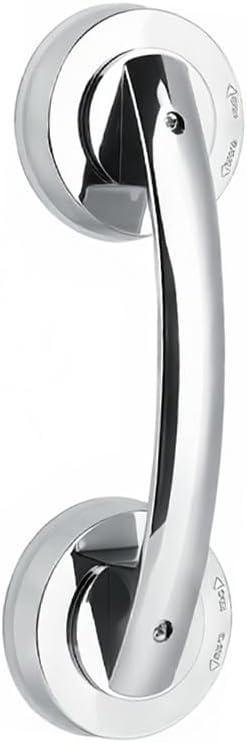 Joyzan Shower Handle Suction Bath Grab Bar, Bathtub Safety Cup Balance Steady Elderly Assistance Assist Bath Hand Rail Anti Slip Support Toilet Glass Bathroom Chair Stool Senior Injury Handicap Tub