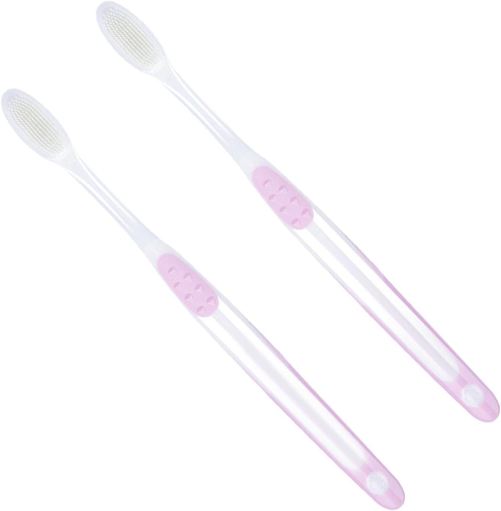 Pregnant Women Toothbrush Set 2pcs, Soft Bristles Toothbrush for Maternal Women, Sensitive Gums Care, Oral Hygiene for Pregnancy and Postpartum Use Random Style