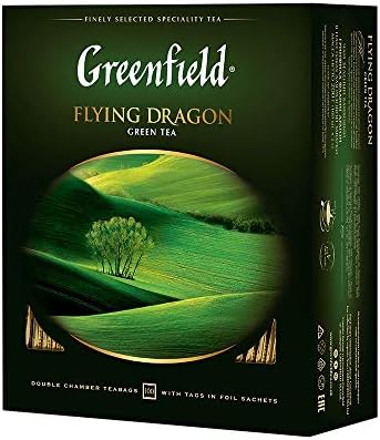 Greenfield Tea, Flying Dragon, 100 Count