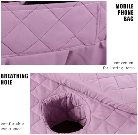 Washable Bed Cover with Skirt - Beau Spa Couch Protector, All-Round Wrap for Mattress, Table, and Face Hole - Perfect for and Spa Use