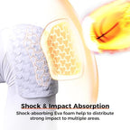 COOLOMG Basketball Knee Pads Compression Leg Sleeves for Volleyball Football Weightlifting Red M
