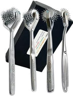 PREMIUM GERMAN SET OF 4 PCS DIAGNOSTIC NEUROLOGICAL WARTENBERG SENSORY PINWHEEL PIN WHEEL 1, 3, 5, 7 HEAD -A+ QUALITY