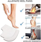 VivoFoot Gel Heel Protectors,Heel Pain and Cracked Heels Relief for Men and Women (2 Pairs)