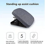 Lifting Aid, Sofa Chair Stand-up Seat Cushion, Maximum Load-Bearing 150kg, 5-Speed Adjustable to Meet Different Weight Needs, Automatic Bounce, No Need for Electric
