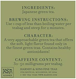 Harney & Sons Japanese Sencha Green Tea, 50 Tea Bags