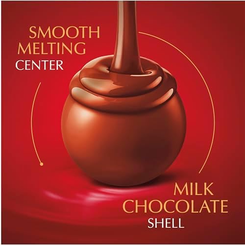 Lindt LINDOR Milk Chocolate Truffles, Kosher, 120 Count, 50.8 Ounce