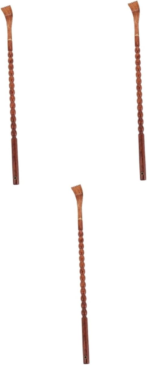 3pcs Back Scratcher with Handle Practical for Instant Relief from Itching Smooth for Comfortable Use for Back Relaxation