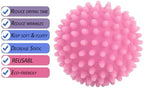 Dryer Balls Laundry Reusable Dryer Balls Anti Static Dryer Drying Balls for Laundry Clothes Fabrics Reduce Wrinkles 2.5 in (Set of 6) (Royal Blue, Light Pink, Purple)