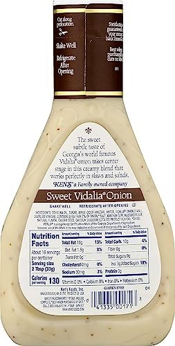Ken's Steak House Variety, 1 Ken's Steak House Sweet Vidalia Onion Dressing, 16 OZ, 1 Sweet Baby Rays Vidalia Barbecue Sauce,18 OZ, 1 CT