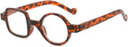 Classic Reading Glasses for Seniors Stylish Frame with Round and Square Lenses, Unisex Readers for Men and Women