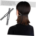 Mobestech 20pcs Extension Straps Ear Saver Buckles Soft Anti Ear Hook Adjusters for Comfortable Face Mask Wearing Daily Use and Travel